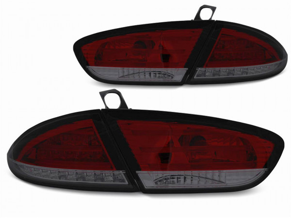 LED Rückleuchten in rot matt für Seat Leon 03.2009-2013