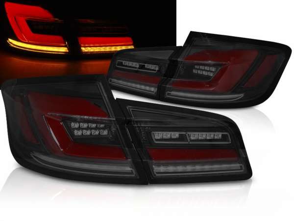 Dynamische LED Rückleuchten Set für BMW 5er F10 2010-2016 Limousine Black Smoke