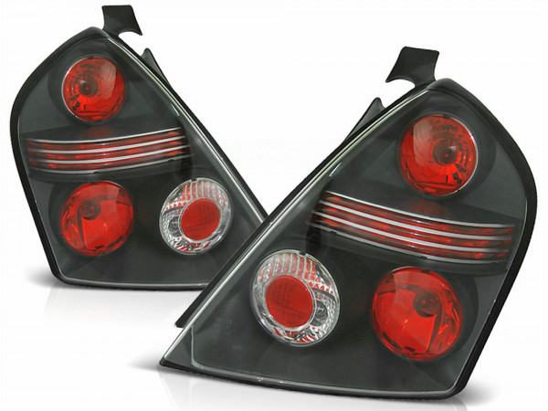 Für Fiat Stilo 10.01-07 3D - Rückleuchten in schwarz