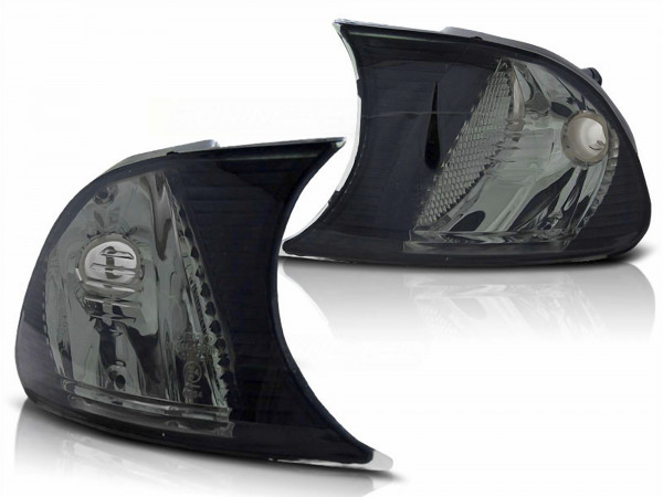 Frontblinker Set für BMW E46 09.01-03.03 Coupe Cabrio rauchglas