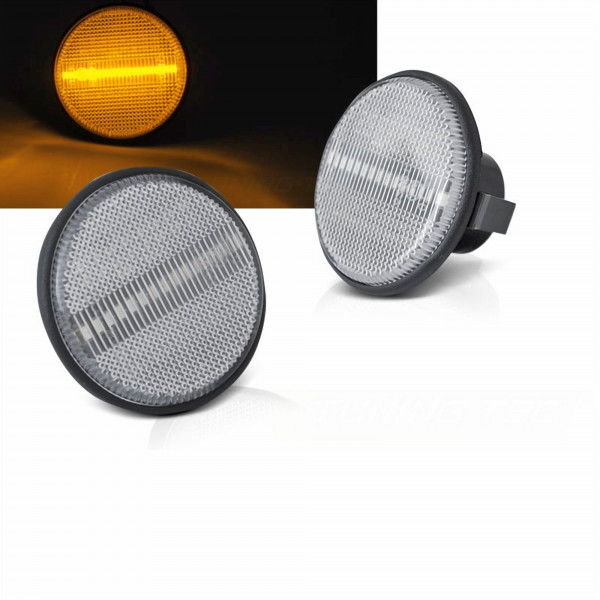 LED Seitenblinker Set in chrome für Mazda MX5 NA NB NC 1989 - 2015
