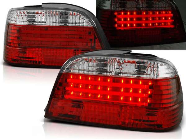 LED Rückleuchten Set rot weiß für BMW E38 06.1994-07.2001