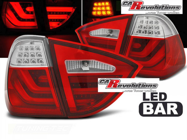 LED LightBar Rückleuchten Set rot für BMW E91 2005-2008