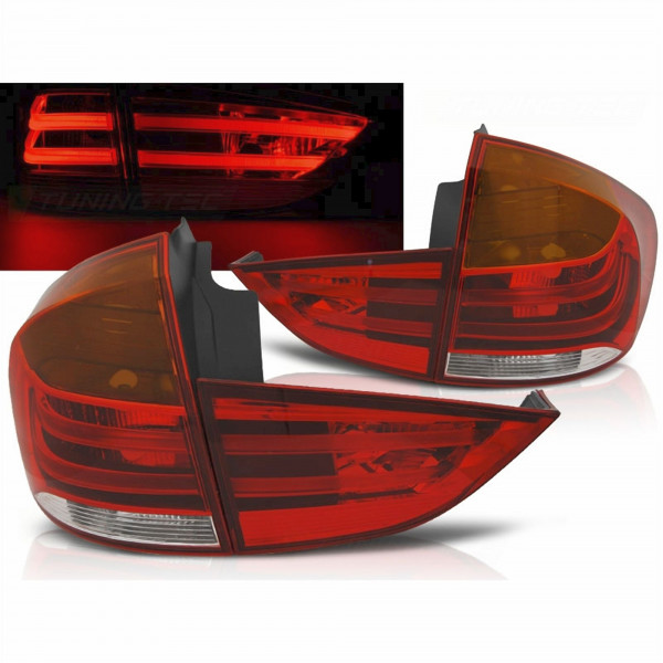 LED LightBar Rückleuchten Set in rot für BMW X1 E84 10.2009 bis 06.2012