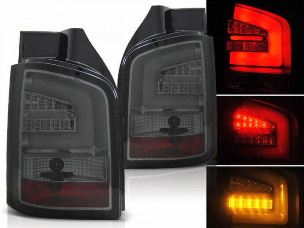 LED Rückleuchten in smoke Multivan Hecklappe für VW T5 GP 2010-2015