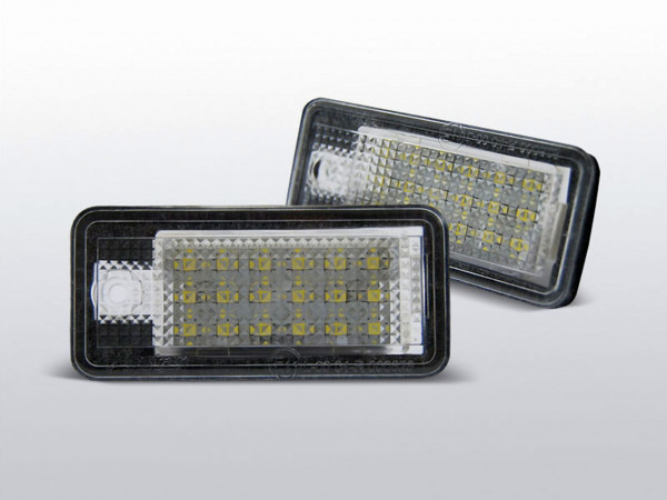 Für Audi Q7 LED Kennzeichenbeleuchtung - E-Prüfzeichen