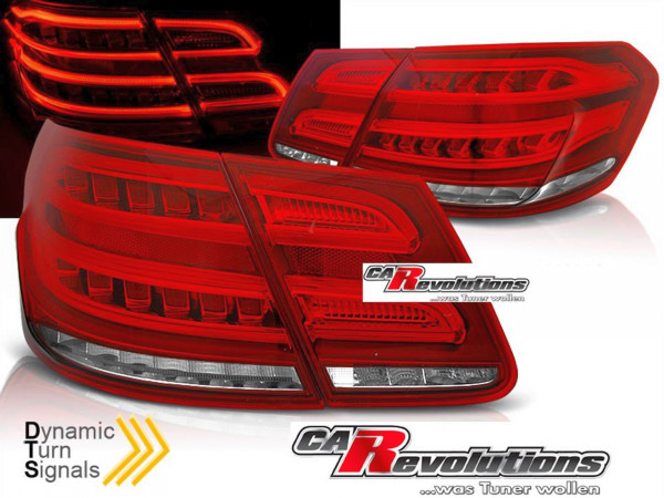 LED LightBar Rückleuchten dynamische Blinker Lightbar rot für Mercedes W212 09-13