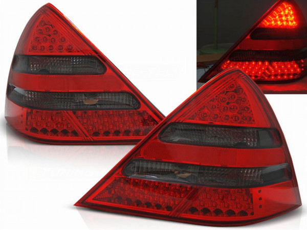 Für Mercedes SLK R170 LED Rückleuchten in rot matt 04.1996-2004