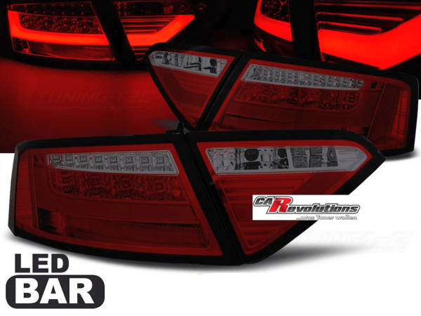 LED Rückleuchten für Audi A5 2007-06.2011 in red smoke Coupe Cabrio Sportback