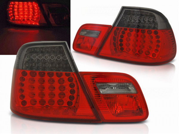 LED Rückleuchten in rot matt für BMW E46 04.2003-2006 COUPE