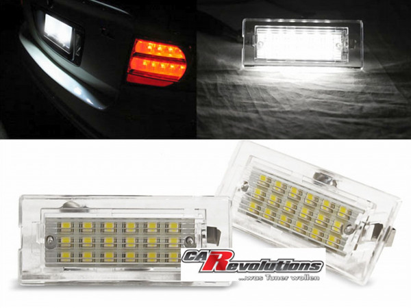 Für BMW X5 E53 LED Kennzeichenbeleuchtung - E-Prüfzeichen