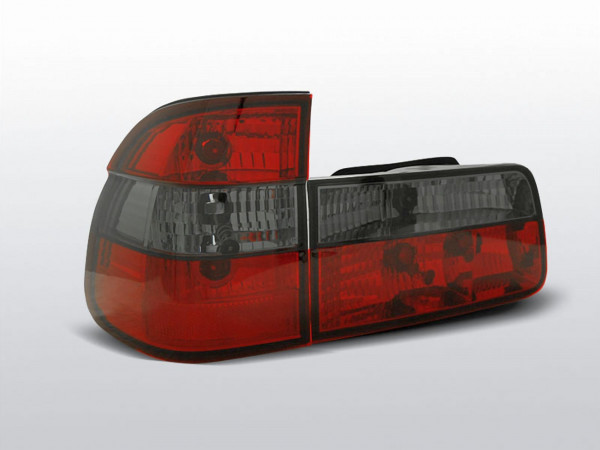 Für BMW E39 09.95-08.2000 TOURING RED - Rückleuchten in rauch