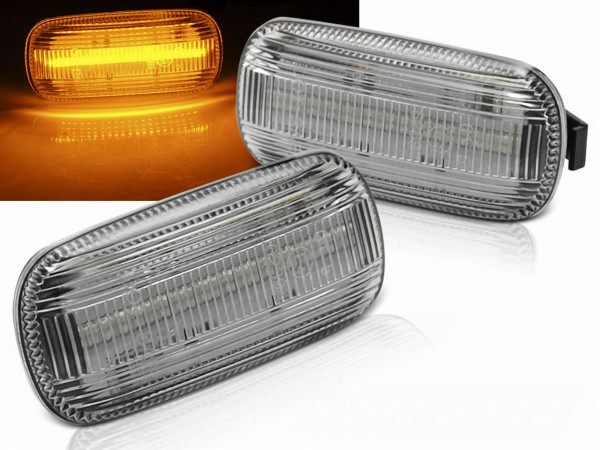 LED Seitenblinker Set weiß für Audi A3 8P A4 B6 B7 A6 C5 TT 8J A8 D3