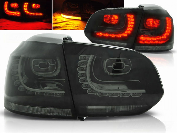 LED Rückleuchten in rauchglas für VW Golf 6 10.2008--2012
