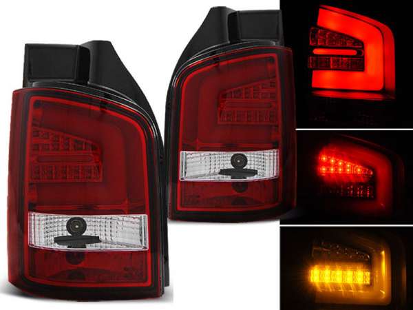 LED Lightbar Rückleuchten für VW T5 04.2010-2015 Heckklappe
