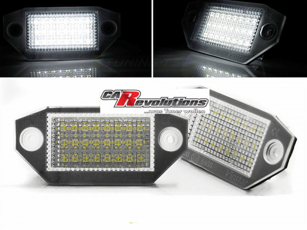 Für Ford Mondeo MK3 2000 bis 2007- LED Kennzeichenbeleuchtung - E-Prüfzeichen