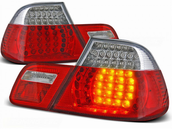 LED Rückleuchten Set rot weiß für BMW E46 04.1999-03.2003 COUPE