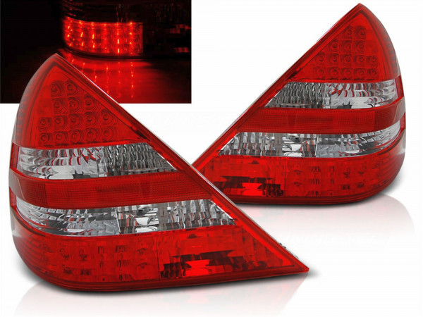 LED Rückleuchten in rot weiß für Mercedes R170 SLK 04.1996-2004