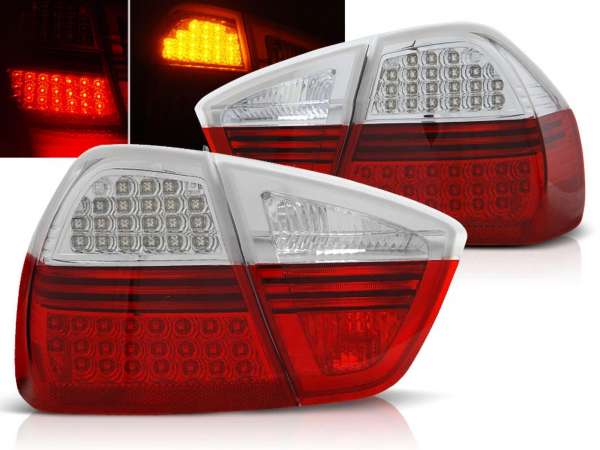 LED Rückleuchten Set rot weiß INDIC. für BMW E90 03.2005-08.2008