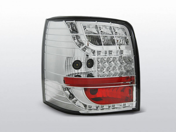 LED Rückleuchten in chrom für VW Passat B5 1996-2000 VARIANT