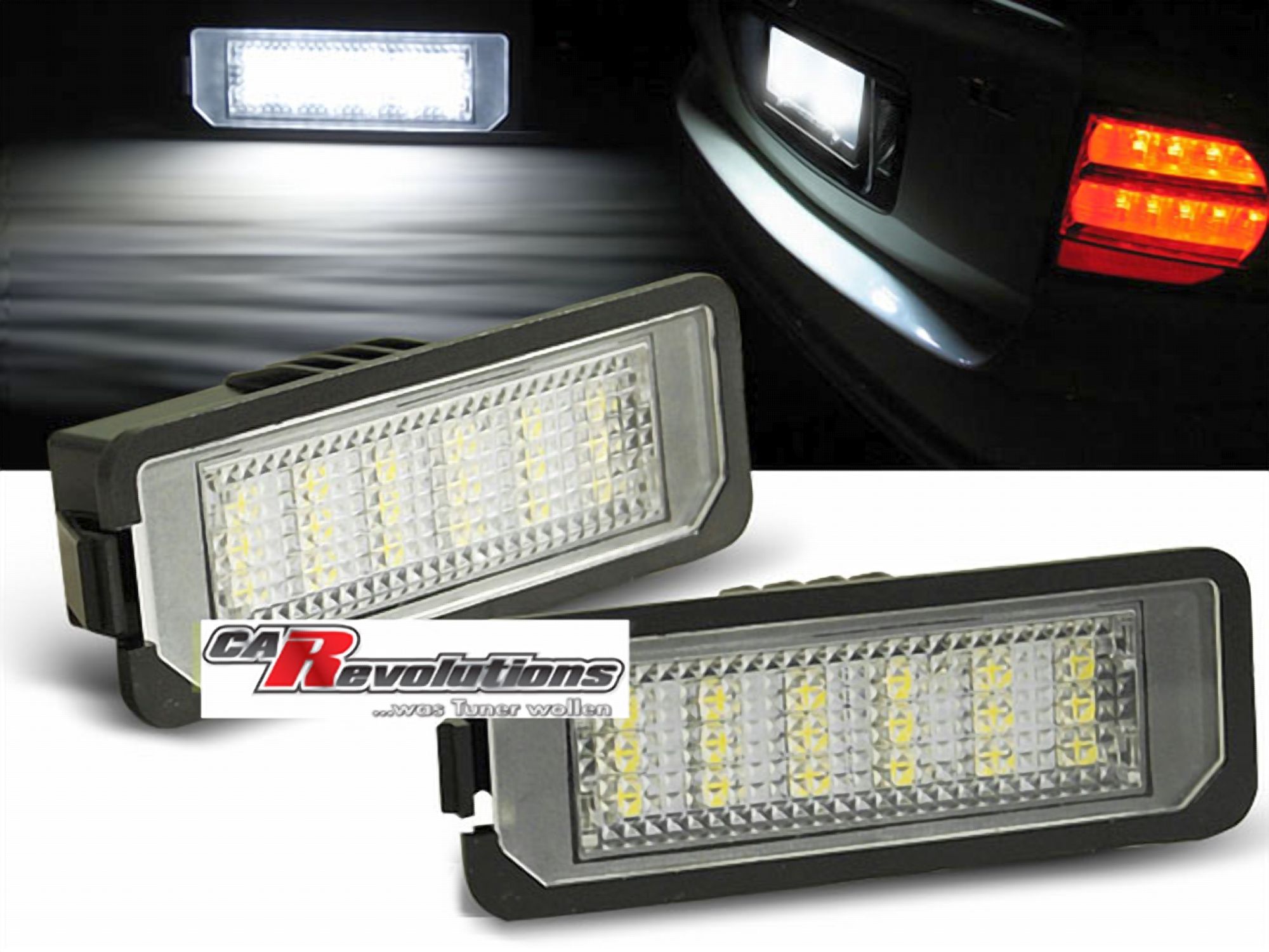 Für VW Golf 4- LED Kennzeichenbeleuchtung - E-Prüfzeichen, Für VW Golf 4, Für VW Golf, Für VW, Beleuchtung