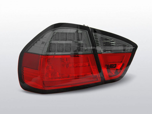 LED Lightbar Rückleuchten Set rot matt für BMW E90 03.2005-08.2008