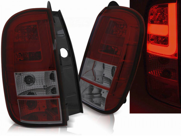 LED Rückleuchten in rot matt für Dacia Duster 04.2010-2014 LED BAR